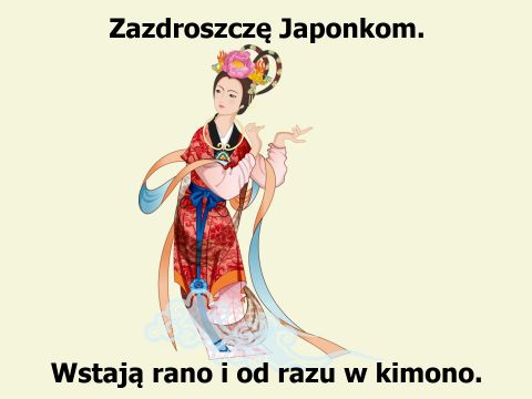 Japonka w kimono