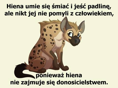 Hiena, aforyzm Lecha Konopińskiego